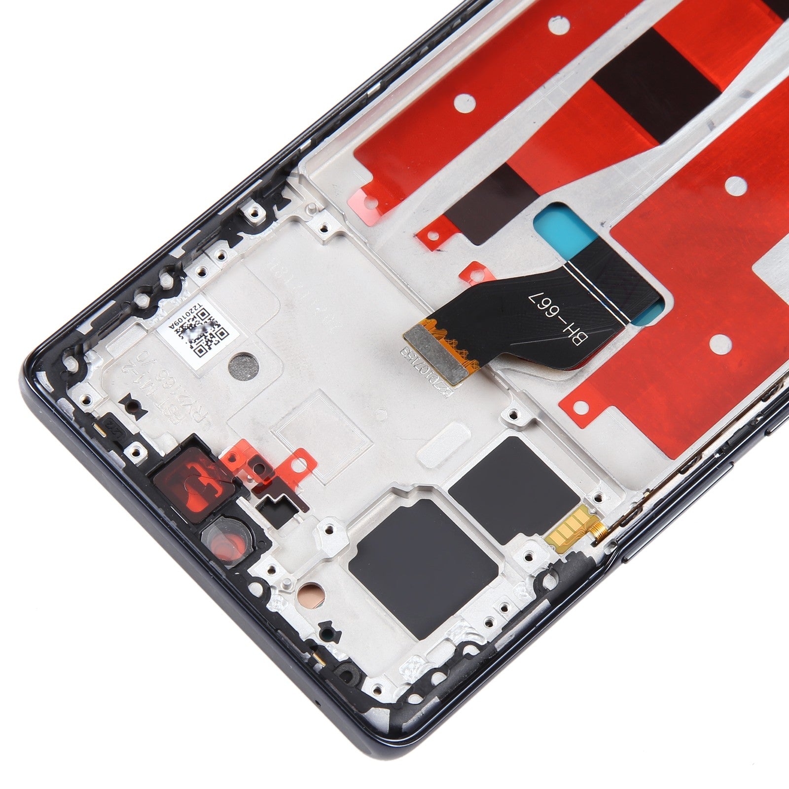 Original LCD Screen For Honor 70 Digitizer Full Assembly with Frame (Black)
