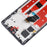 Original LCD Screen For Honor 70 Digitizer Full Assembly with Frame (Black)