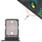 For Google Pixel 6A Original SIM Card Tray with SIM Pin (Black)