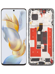 For Honor 90 Original LCD Screen Digitizer Full Assembly with Frame (Black)