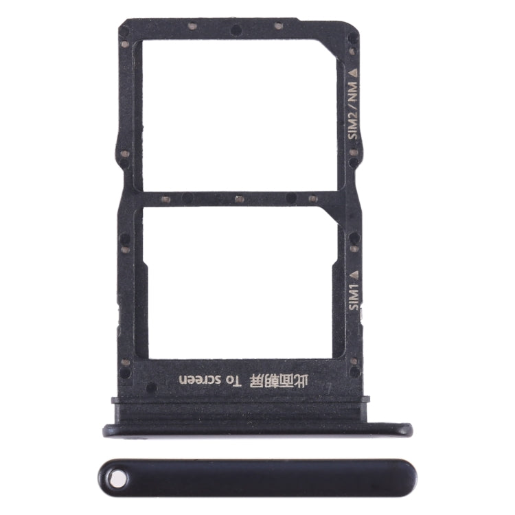 For Honor X10 Pro SIM + SIM / NM Card Tray (Black)