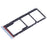 For Infinix Hot 11 X662 SIM Card Tray + SIM Card Tray + Micro SD Card Tray (Silver)