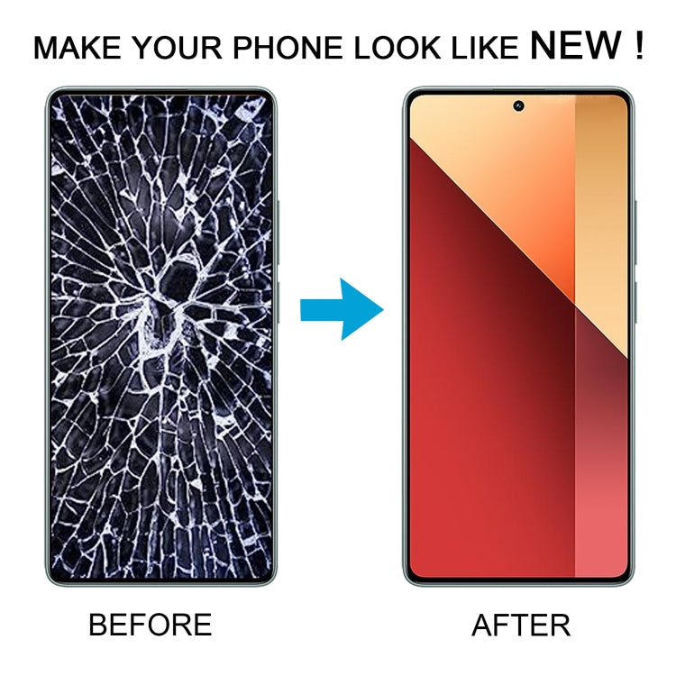 For Xiaomi Redmi Note 13 Pro 4G Original AMOLED Material LCD Screen Digitizer Full Assembly with Frame (Blue)