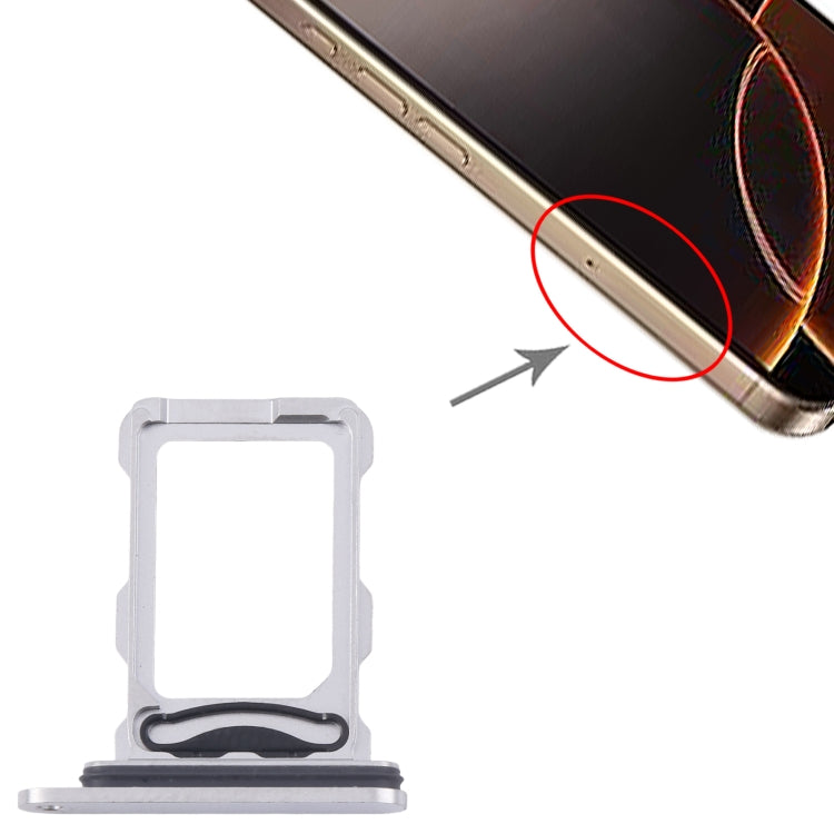 For iPhone 16 Pro SIM + SIM Card Tray (White)