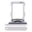 For iPhone 16 Pro SIM + SIM Card Tray (White)