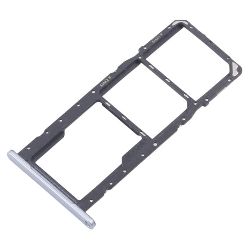 For Samsung Galaxy A06 SM-A065F Original SIM Card Tray + SIM Card Tray + Micro SD Card Tray (Silver)