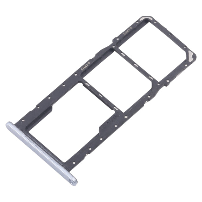 For Samsung Galaxy A06 SM-A065F Original SIM Card Tray + SIM Card Tray + Micro SD Card Tray (Silver)