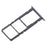 For Samsung Galaxy A06 SM-A065F Original SIM Card Tray + SIM Card Tray + Micro SD Card Tray (Silver)
