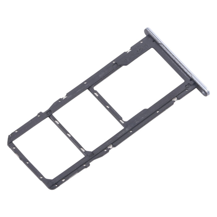 For Samsung Galaxy A06 SM-A065F Original SIM Card Tray + SIM Card Tray + Micro SD Card Tray (Silver)
