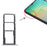 For Samsung Galaxy A06 SM-A065F Original SIM Card Tray + SIM Card Tray + Micro SD Card Tray (Silver)
