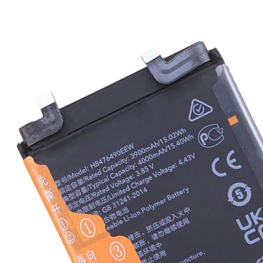 4000mAh Battery Replacement For Huawei Nova 9 Pro / Honor 50 Pro RNA-AN00 HB476490EEW