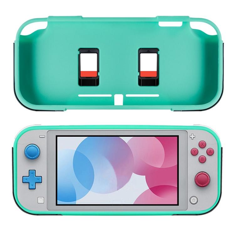 For Nintendo Switch Lite Game Console TPU Stand Protective Case(Yellow Black)