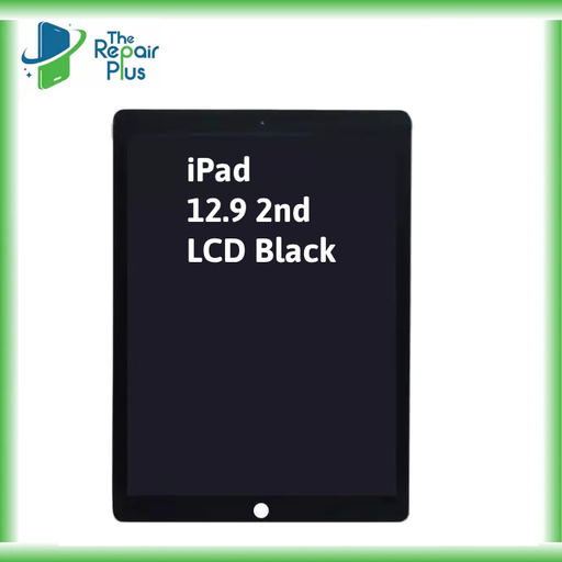For iPad 12.9 2nd LCD Black Replacement