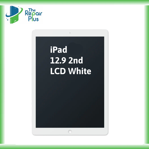 For iPad 12.9 2nd LCD White Replacement