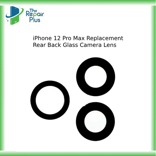 iPhone 12 Pro Max Replacement Rear Back Glass Camera Lens with Adhesive UK Stock