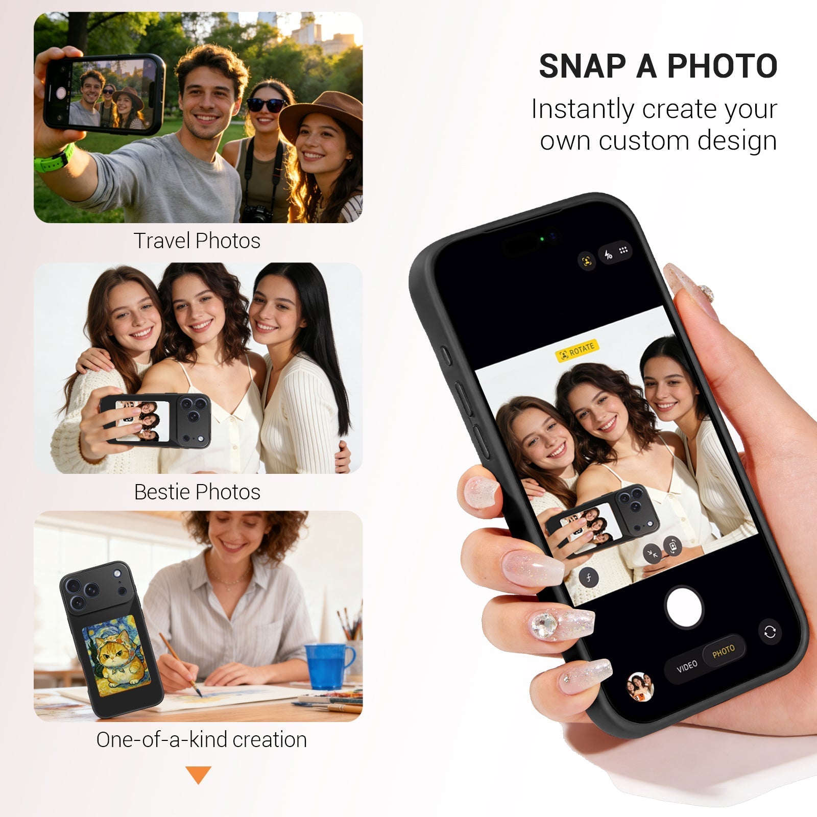 iPhone 17 NFC E-Ink Case with 4-Inch HD Display