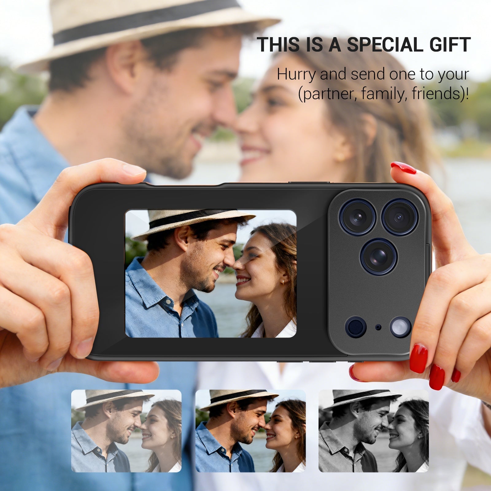 iPhone 17 NFC E-Ink Case with 4-Inch HD Display