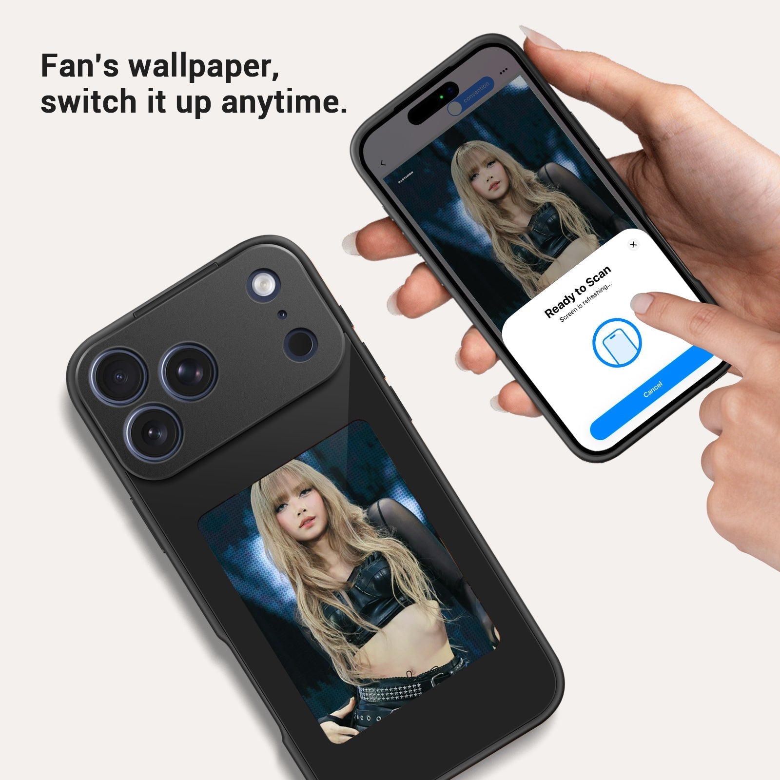 iPhone 17 NFC E-Ink Case with 4-Inch HD Display