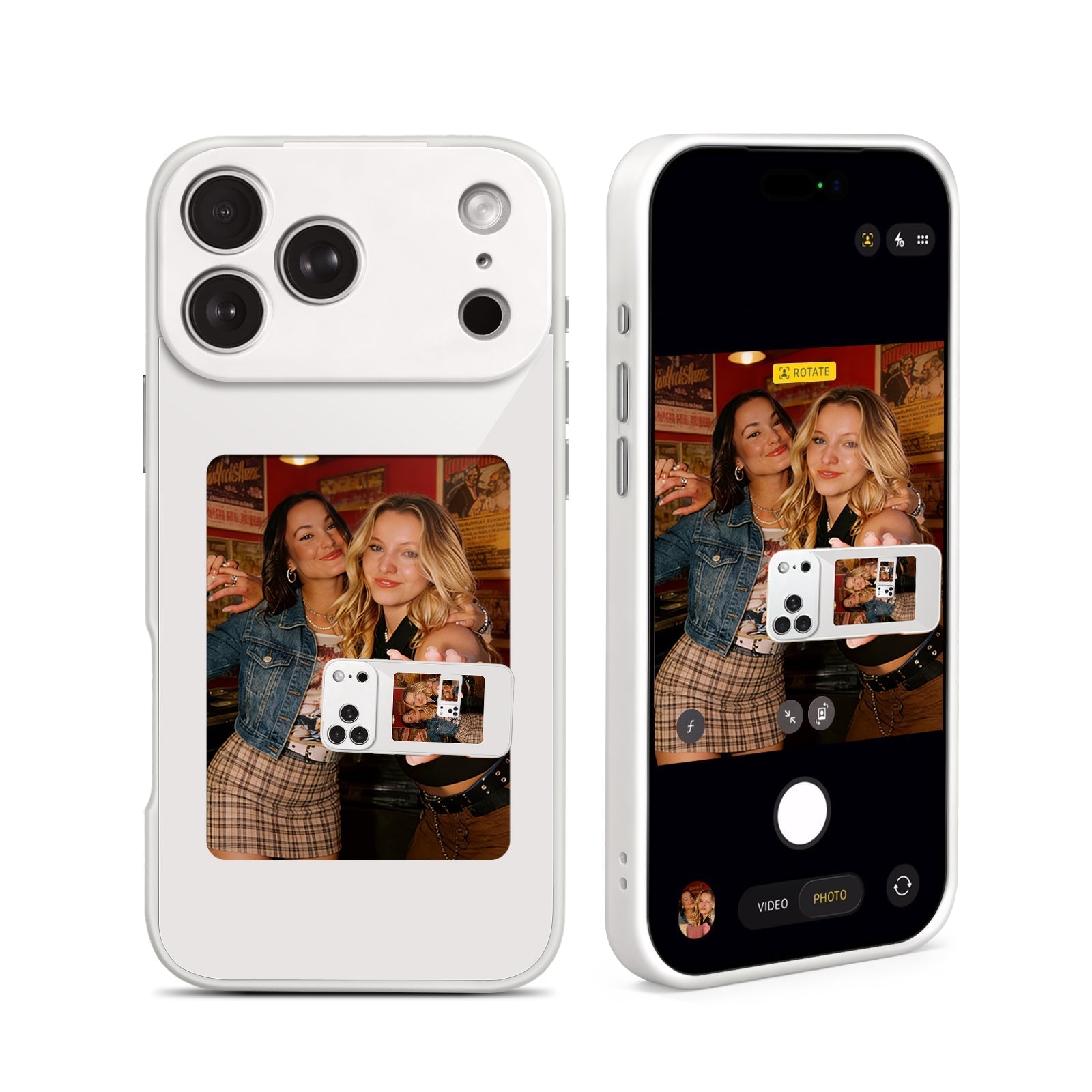 iPhone 17 NFC E-Ink Case with 4-Inch HD Display