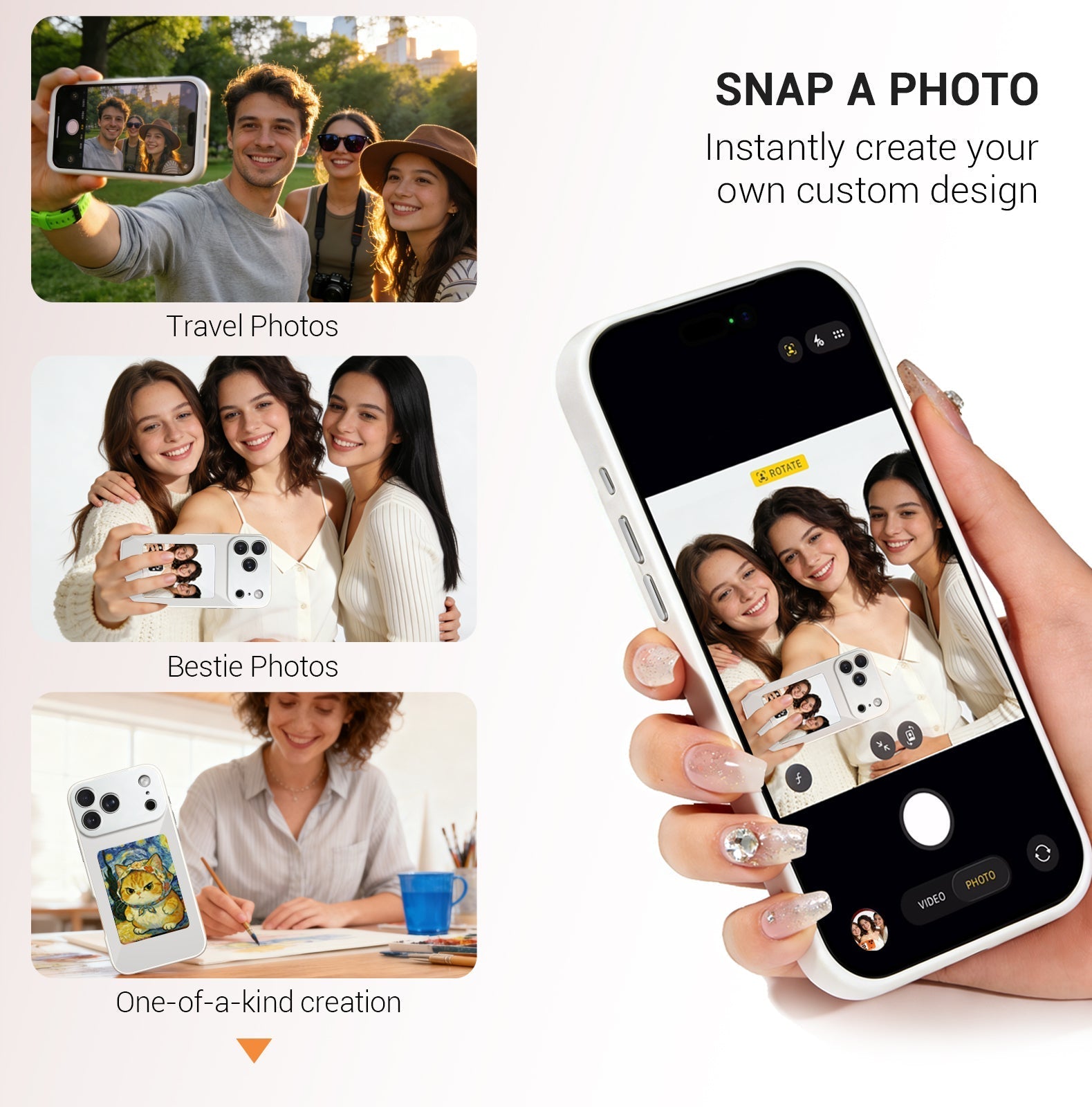 iPhone 17 NFC E-Ink Case with 4-Inch HD Display