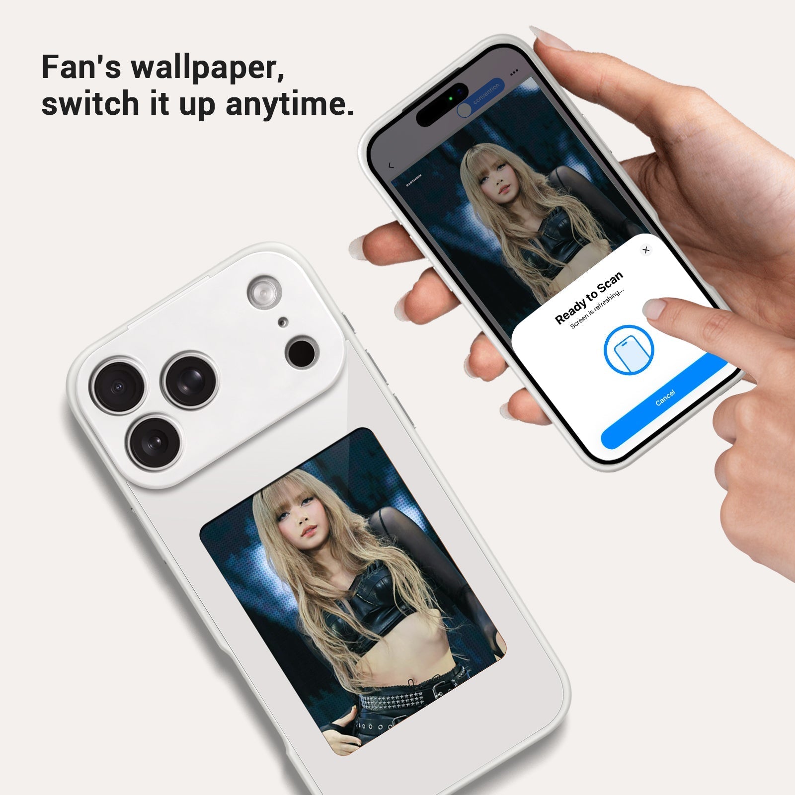 iPhone 17 NFC E-Ink Case with 4-Inch HD Display