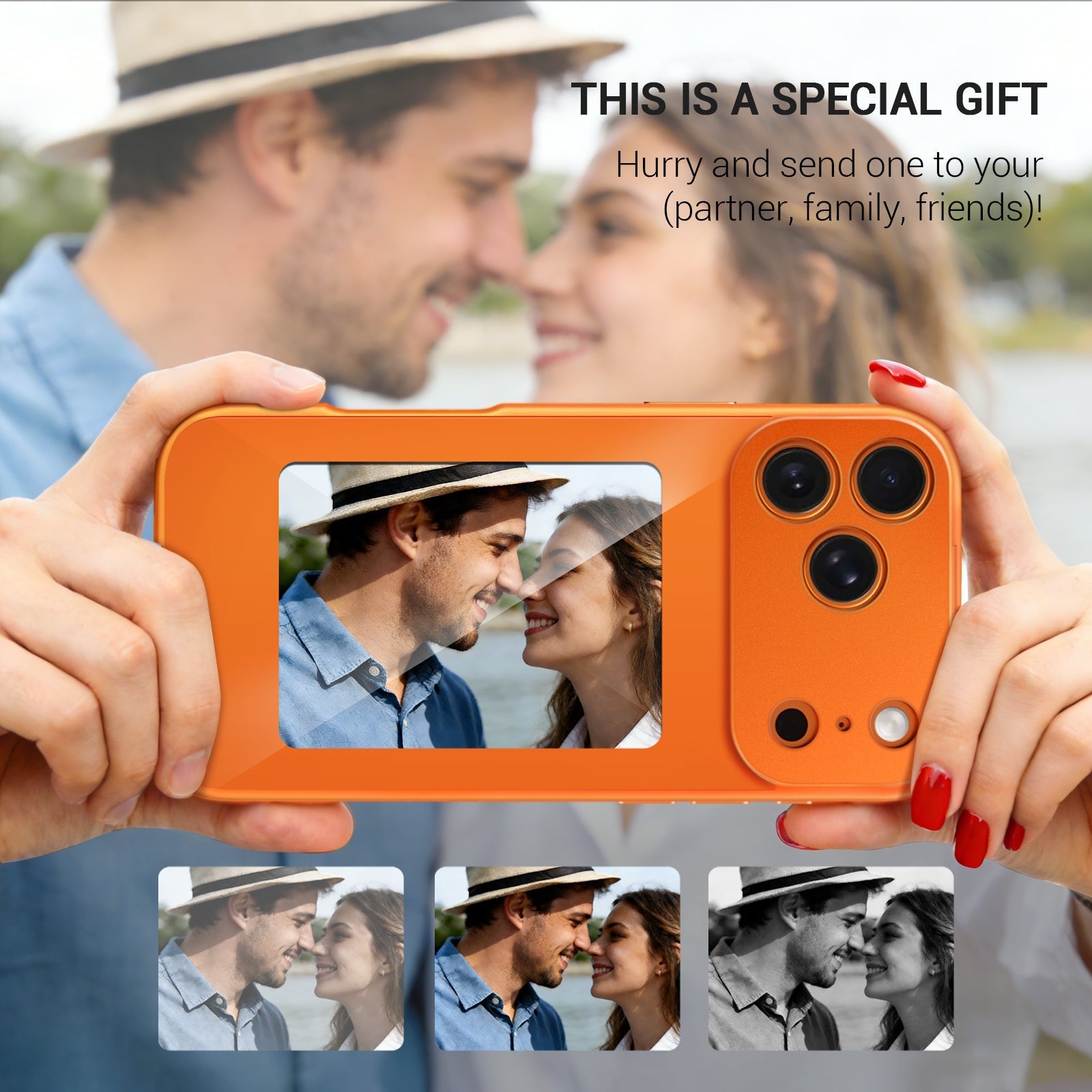 iPhone 17 NFC E-Ink Case with 4-Inch HD Display