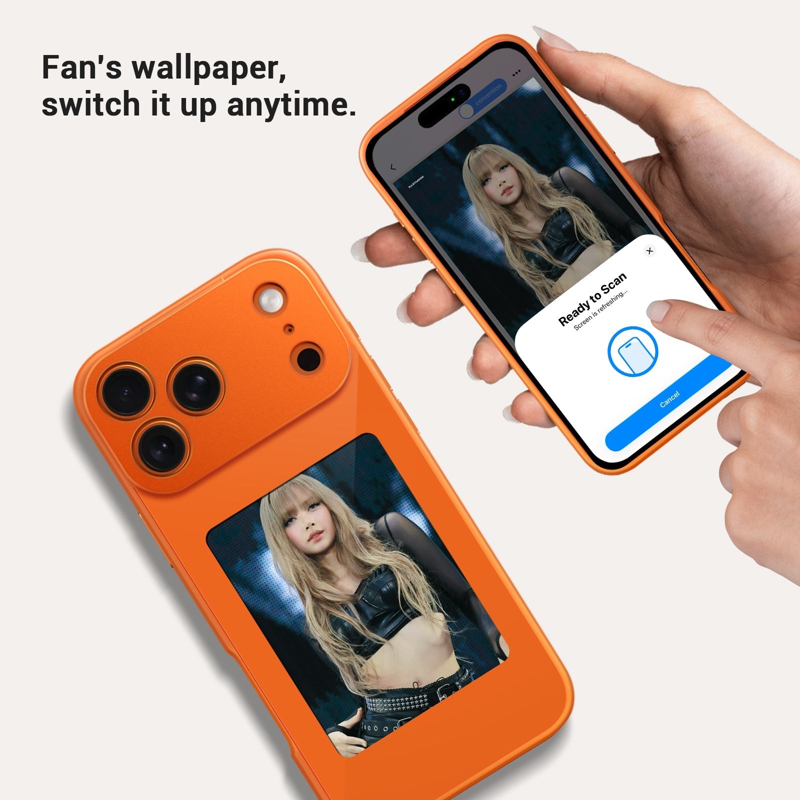 iPhone 17 NFC E-Ink Case with 4-Inch HD Display