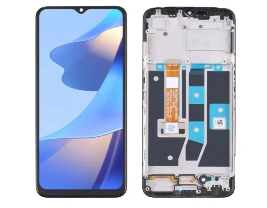 Oppo A16S Replacement LCD Touch Screen Digitizer Assembly With Frame