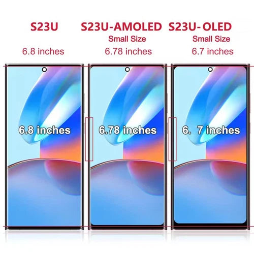 OLED LCD Display For Samsung Galaxy S23 Ultra S918 Touch Screen +Frame 6.7inch