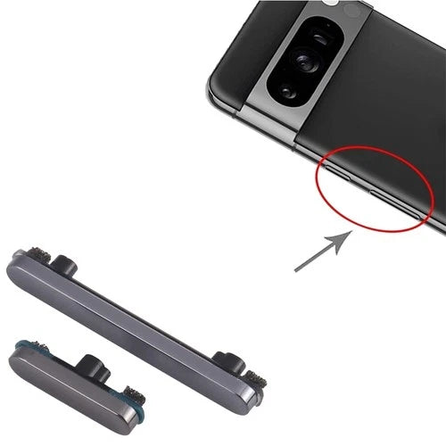 Power Volume Buttons Side Key For Google Pixel 8 8Pro 8A /Pixel 9 9Pro Parts