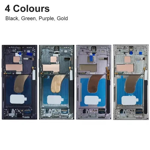 OLED LCD Display For Samsung Galaxy S23 Ultra S918 Touch Screen +Frame 6.7inch