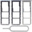 For Oppo A15 A15s A35 Sim Card Tray Replacement Sim Holder Black Blue Silver
