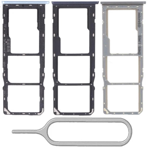 For Oppo A15 A15s A35 Sim Card Tray Replacement Sim Holder Black Blue Silver