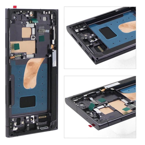 OLED LCD Display For Samsung Galaxy S23 Ultra S918 Touch Screen +Frame 6.7inch