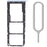 For Oppo A15 A15s A35 Sim Card Tray Replacement Sim Holder Black Blue Silver