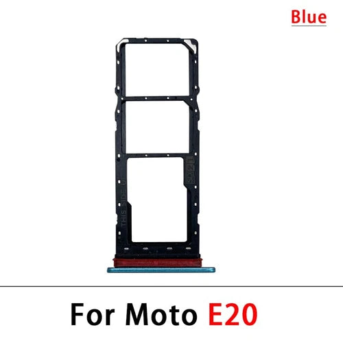 For Motorola Moto E20 XT2155 Replacement Sim Card Tray Dual Sim Holder